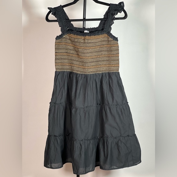 NWT JCrew Factory Smocked tiered mini dress - Picture 7 of 7